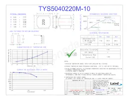TYS5040220M-10 Datenblatt Cover