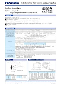 EEH-ZA1H101V Datasheet Cover