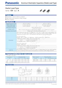 EEU-EB1V102B Datasheet Cover