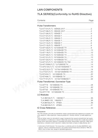TLA-3M601-RS Datasheet Cover
