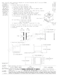 TTC-4034 Datasheet Cover
