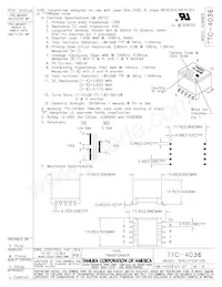 TTC-4036 Datasheet Cover