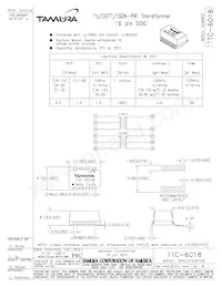 TTC-6018 데이터 시트 표지