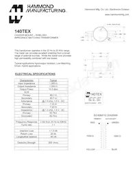 140TEX Datasheet Cover