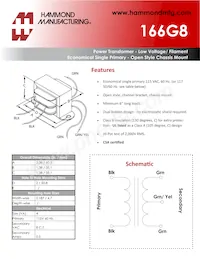 166G8數據表 封面