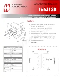166J12B Datasheet Cover
