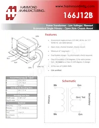 166J12B Datasheet Copertura