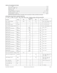 ALD810021SCLI Datasheet Page 3
