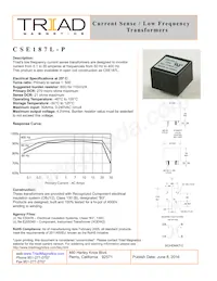 CSE187L-P-B Datasheet Cover