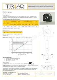 CST-1010-B數據表 封面