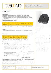 CST306-1T-B Datasheet Cover