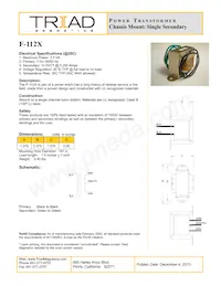 F-112X Datasheet Cover