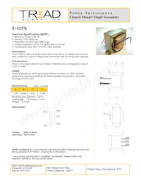 F-115X Datasheet Cover