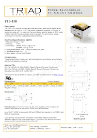 F10-110 Datenblatt Cover