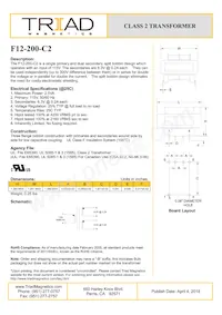 F12-200-C2 Datasheet Copertura