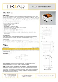 F12-500-C2 Datasheet Copertura