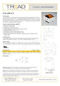 F16-400-C2數據表 封面