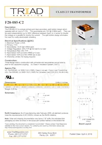 F28-085-C2 Datenblatt Cover