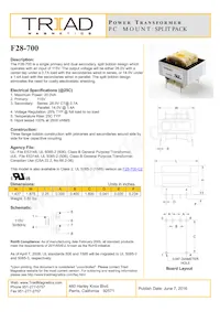 F28-700 Datasheet Cover