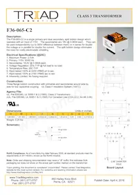 F36-065-C2 Datasheet Cover