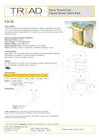 F4-36 Datasheet Cover
