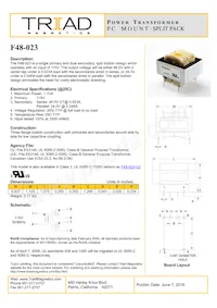 F48-023 Datasheet Cover