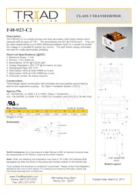 F48-023-C2 Datasheet Cover