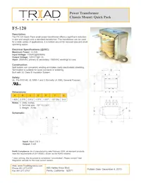 F5-120 Datasheet Copertura