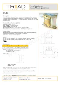 F5-20數據表 封面