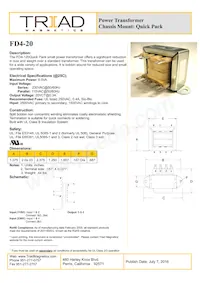 FD4-20 Datasheet Cover