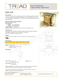 FD5-120 Datasheet Copertura