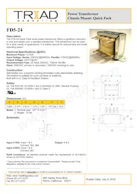 FD5-24 Datasheet Cover