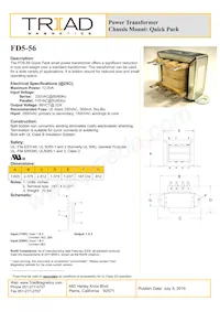 FD5-56 Datasheet Copertura