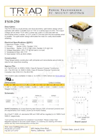 FS10-250-B數據表 封面