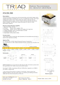 FS120-300 Datasheet Copertura