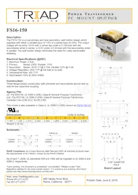 FS16-150 Datasheet Cover