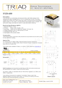 FS20-600 Datasheet Cover