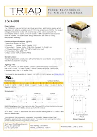 FS24-800數據表 封面