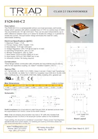 FS28-040-C2 Datasheet Copertura