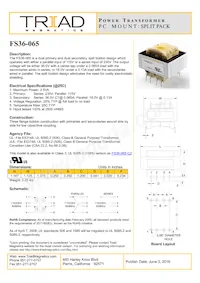 FS36-65-B數據表 封面