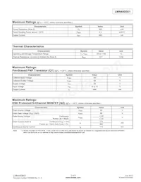 LMN400B01-7 Datasheet Pagina 2