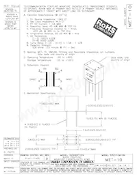 MET-10 Datasheet Cover