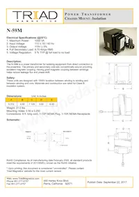 N-59M 데이터 시트 표지