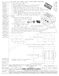 PL2.5-28-130B Datasheet Cover