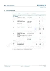 PMD4001K Datasheet Page 3