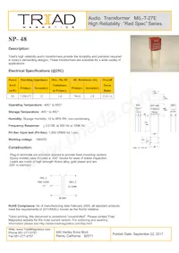 SP-48-B Datasheet Cover