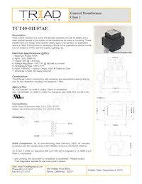 TCT40-01E07AE Datasheet Cover
