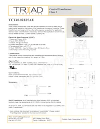 TCT40-02E07AE Datasheet Cover