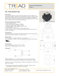 TCT50-02E07AE Datasheet Cover
