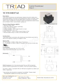 TCT50-04E07AE Datasheet Cover